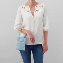 Load image into Gallery viewer, Sheila phone bag crossbody purse-Buffed Hide Blue Topaz-SALE