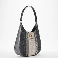 Load image into Gallery viewer, Fallon shoulder bag in Charcoal Nottingham
