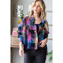 Load image into Gallery viewer, MULTICOLOR DYED BUFFALO CHECK SHIRT: MULTI
