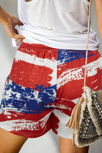 Load image into Gallery viewer, USA Style Printed Pockets Drawstring Shorts
