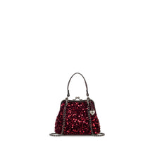Load image into Gallery viewer, Patricia Nash - Mini Laureana Chain Crossbody - Holiday Sequin: Oxblood
