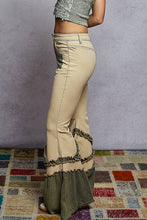 Load image into Gallery viewer, Vintage Washing Solid Double Gauze Ruffle Twill Pants: DENIM
