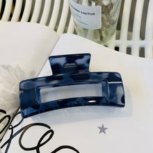 Load image into Gallery viewer, NINEXIS - CWAHA1557_4.13"SIMPLE RECTANGLE HAIR CLAW CLIP: NAVY / (OS) 1
