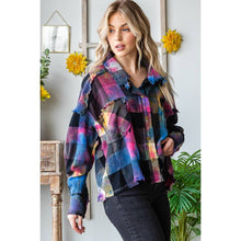 Load image into Gallery viewer, MULTICOLOR DYED BUFFALO CHECK SHIRT: MULTI
