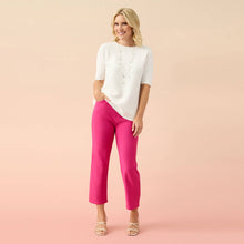 Load image into Gallery viewer, Georgie Bow Back Capri: Bright Rose
