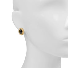 Load image into Gallery viewer, Patricia Nash - Button Earrings Clip - Pave Tortoise Resin Collection
