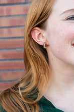 Load image into Gallery viewer, Glitter Football Studs // Game Day
