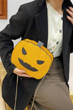 Load image into Gallery viewer, UNISHE - Halloween Pumpkin Glitter PU Bag ZK218: Gold / One Size
