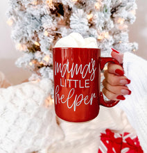 Load image into Gallery viewer, Mama Needs a Silent Night Coffee Mug, Funny Christmas Gift: Christmas Spirit-Red Mug

