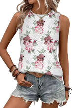Load image into Gallery viewer, NINEXIS - CWTTSL0231_Round Neck Sleeveless Knit Top: White / (M) 1
