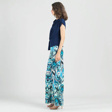 Load image into Gallery viewer, Multi Print Soft Knit Palazzo Pant-SALE
