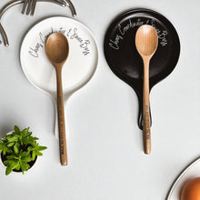 Load image into Gallery viewer, Red Christmas Spoon Rest | Funny Holiday Kitchen Gift Sets: Deck Halls-Red / NO Wooden Spoon
