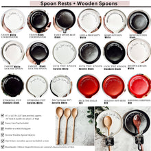 Load image into Gallery viewer, Red Christmas Spoon Rest | Funny Holiday Kitchen Gift Sets: Deck Halls-Red / NO Wooden Spoon
