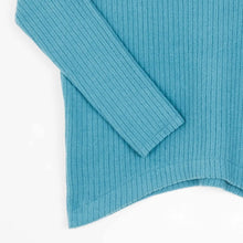 Load image into Gallery viewer, Chunky Ribbed - Tipped Hem Sweater Top: SAND
