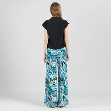Load image into Gallery viewer, Multi Print Soft Knit Palazzo Pant-SALE
