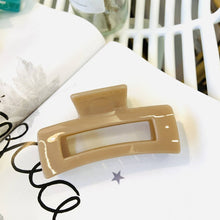 Load image into Gallery viewer, NINEXIS - CWAHA1557_4.13"SIMPLE RECTANGLE HAIR CLAW CLIP: NAVY / (OS) 1
