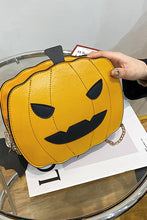 Load image into Gallery viewer, UNISHE - Halloween Pumpkin Glitter PU Bag ZK218: Gold / One Size
