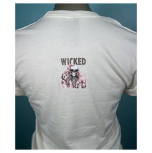 Load image into Gallery viewer, Wicked Skeleton Blingy Rhinestone Graphic Tee  :PINK short sleeve Bella+Canvas tee
