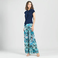 Load image into Gallery viewer, Multi Print Soft Knit Palazzo Pant-SALE
