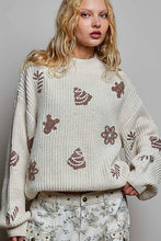 Load image into Gallery viewer, Pol Clothing - Christmas-Inspired Cozy Chenille Sweater Cropped Fit Top: CREAM / S
