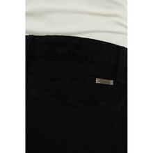 Load image into Gallery viewer, BLACK denim mid rise with rigid ends
