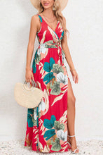 Load image into Gallery viewer, UNISHE - Wrap V Neck Pleated Maxi Floral Dress With Sash HYG150: White / S
