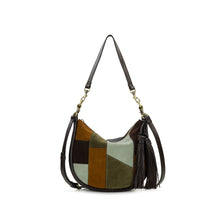 Load image into Gallery viewer, Patricia Nash - Calanna Hobo - Suede Patchwork
