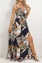 Load image into Gallery viewer, UNISHE - Wrap V Neck Pleated Maxi Floral Dress With Sash HYG150: White / S
