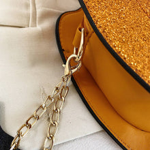 Load image into Gallery viewer, UNISHE - Halloween Pumpkin Glitter PU Bag ZK218: Gold / One Size

