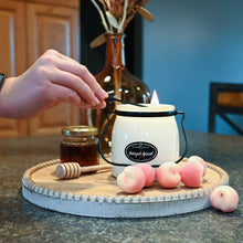 Load image into Gallery viewer, Honeyed Apricot candle in 16 oz Butter Jar Candle:
