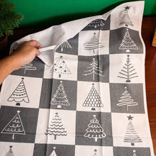 Load image into Gallery viewer, Christmas Kitchen Towels | 100% Cotton | With Hanging Loop: Merry Christmas Glitter
