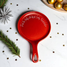 Load image into Gallery viewer, Red Christmas Spoon Rest | Funny Holiday Kitchen Gift Sets: Deck Halls-Red / NO Wooden Spoon
