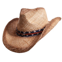 Load image into Gallery viewer, Straw Sun Hat: MD / Natural
