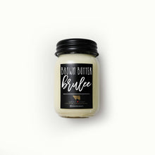 Load image into Gallery viewer, Milkhouse Candle Company - 13 oz Mason Jar Candle: Brown Butter Brulee
