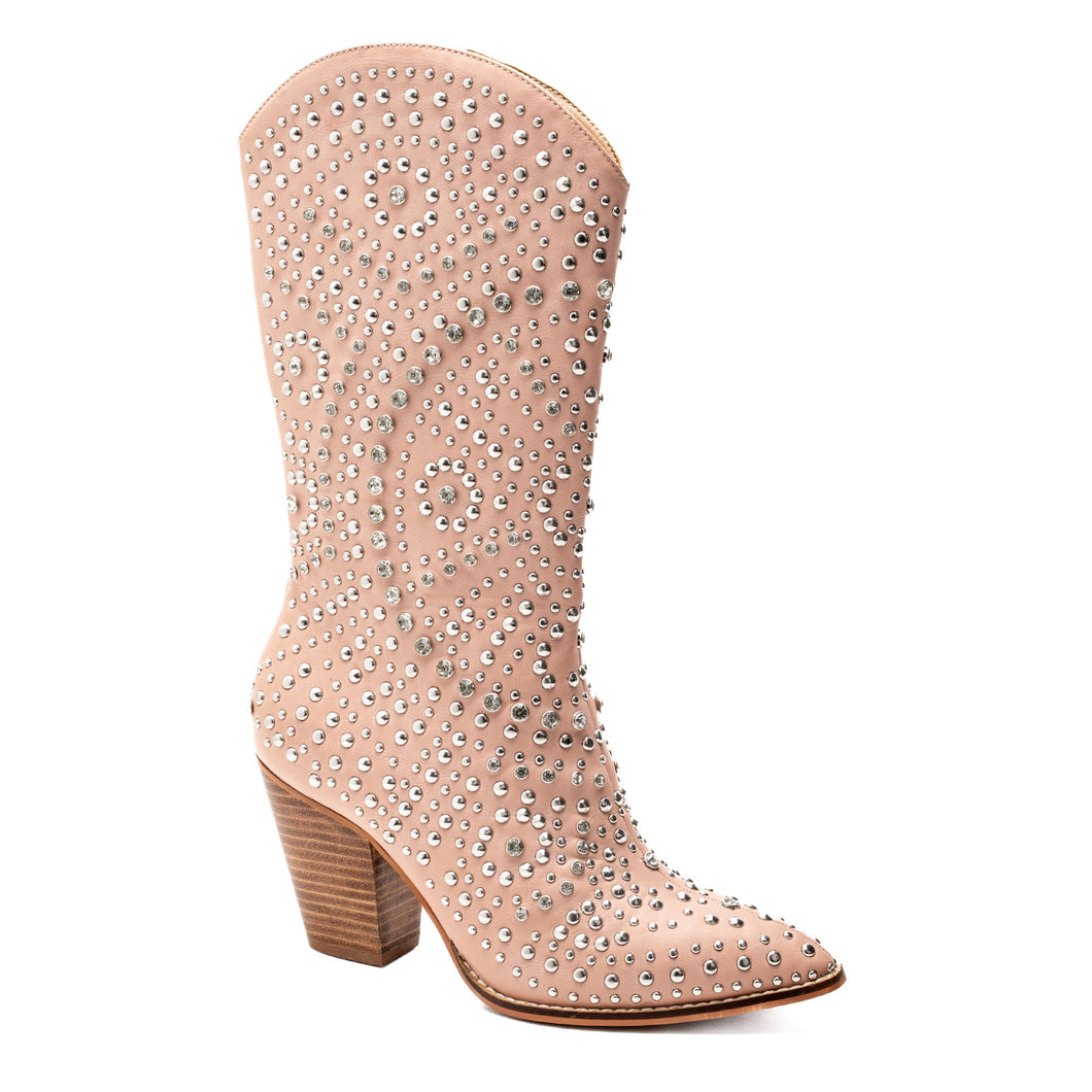 Boot Scootin cowboy boots in Blush-SALE