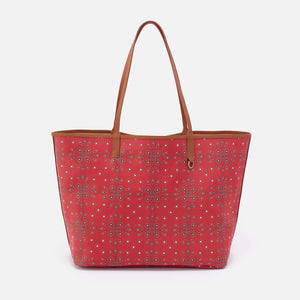 All that tote large-Red Canvas Bandana