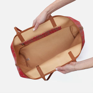 All that tote large-Red Canvas Bandana