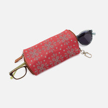 Load image into Gallery viewer, Spark double eyeglass case in Red Jurney Bandana
