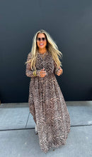 Load image into Gallery viewer, Leopard maxi dress
