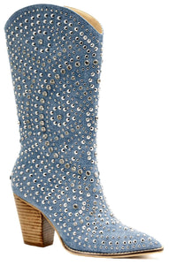 Boot Scootin in Blue Denim-SALE