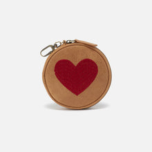 Load image into Gallery viewer, Revolve circle pouch in Whisky heart
