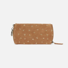 Load image into Gallery viewer, Spark double sunglass case in Whiskey embossed hearts
