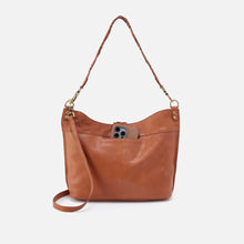 Load image into Gallery viewer, Pier shoulder bag in Washed leather Harvest Wheat

