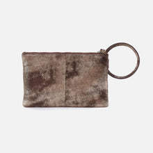 Load image into Gallery viewer, Sheila Soft Circle wristlet in Cocoa Platinum-SALE
