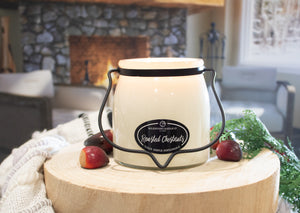 Roasted Chestnuts scent in 16 oz Milkhouse candle creamery collection