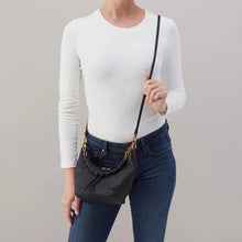 Load image into Gallery viewer, Small Astrid shoulder/crossbody purse in Pebbled leather Black
