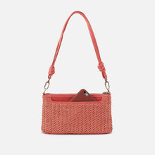 Load image into Gallery viewer, Darcy crossbody in Wolven Straw in Wild Rose woven straw
