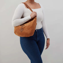 Load image into Gallery viewer, Harley Hobo in Suede leather Oak Barrel-SALE
