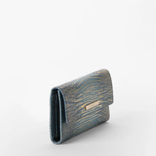 Load image into Gallery viewer, Cordelia checkbook wallet in Moonlit Blue Ballard
