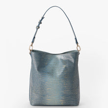 Load image into Gallery viewer, Celina Bucket Purse in Moonlit Blue Ballard
